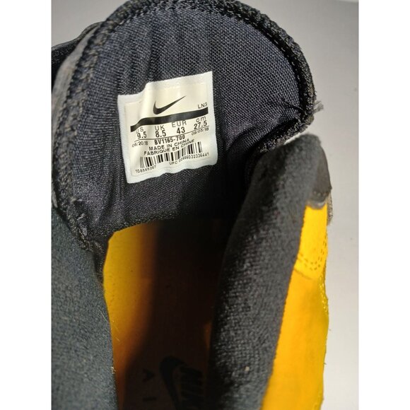 Nike Air Zoom Turf Jet 97 Men's Size [9.5] Black Yellow Retro Training Shoes - Picture 9 of 10